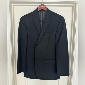 Black Calvin Klein Sport Coat Classic Blazer Suit Jacket Macy’s 38R